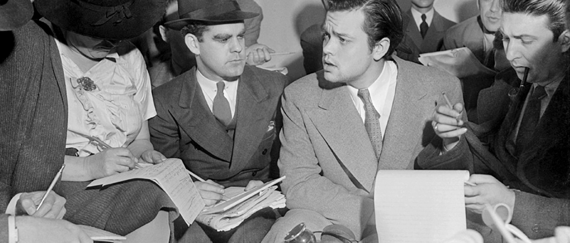 Orson Welles with Reporters - The Out Of My Mind Blog
