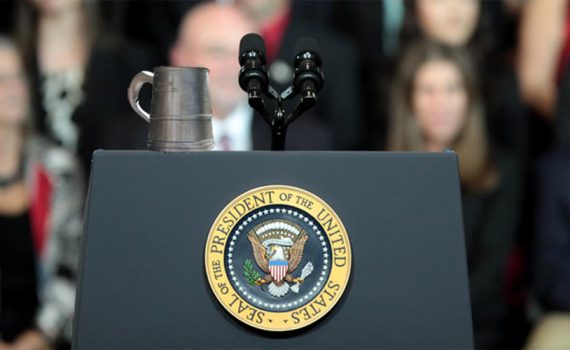 Presidential Podium with Grog - The Out Of My Mind Blog