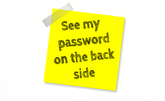 Password Stickie - The Out Of My Mind Blog