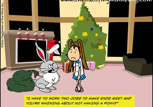 Easter Bunny At Christmas - The Out Of My Mind Blog