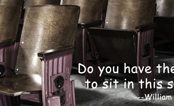 Movie Theater Seat With Castle Quote - The Out Of My Mind Blog